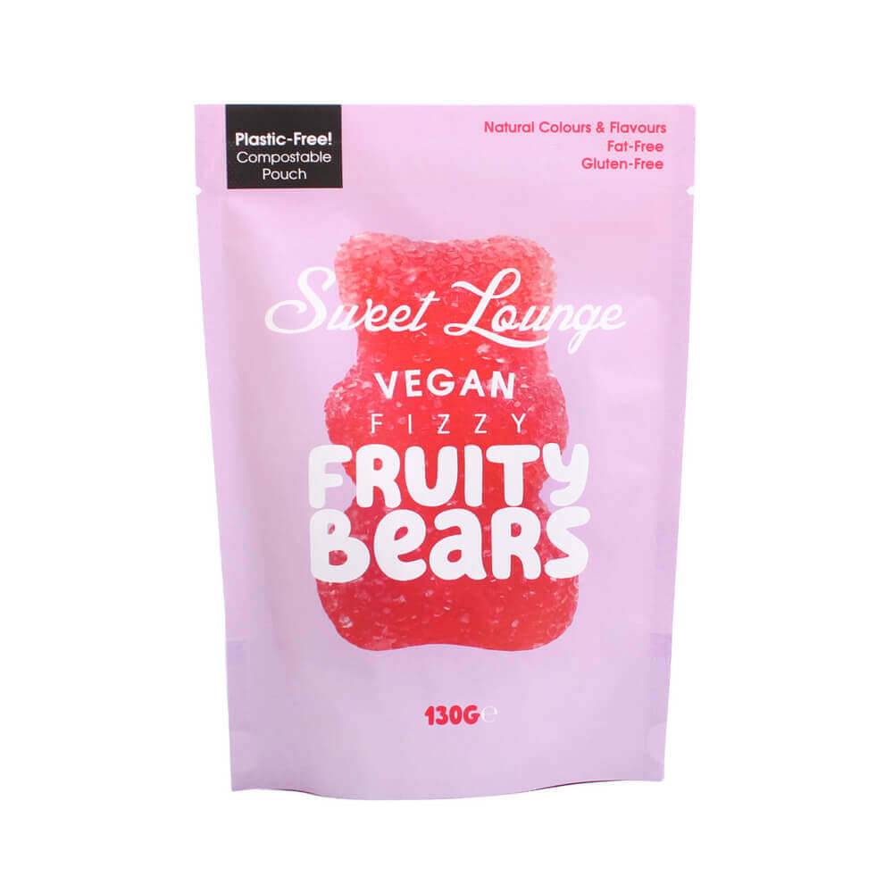 Sweet Lounge Vegan Fizzy Fruity Bears 130g